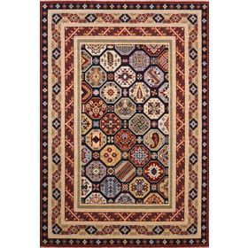 Crea Halı 8031 Klasik Demirci Yün Açık Kahverengi 133x190 cm Salon Halı