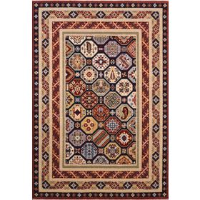 Crea Halı 8031 Klasik Demirci Yün Açık Kahverengi 133x190 cm Salon Halı