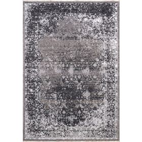 Crea Halı 8034 Klasik Demirci Yün Gri 133x190 cm Salon Halı