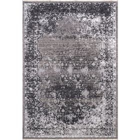Crea Halı 8034 Klasik Demirci Yün Gri 133x190 cm Salon Halı