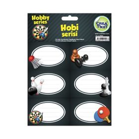 Crea Tiket 1007 Hobi Serisi Okul Etiketi