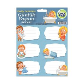Crea Tiket 1025 Günlük Yaşam Serisi Okul Etiketi