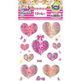 Crea Tiket 1225 Love Yaldızlı Çıkartma