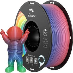 Creality Ender PLA+ Gökkuşağı Renkli 1.75 mm 1 kg Standart Filament