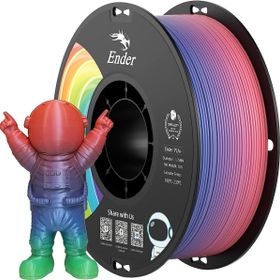 Creality Ender PLA+ Gökkuşağı Renkli 1.75 mm 1 kg Standart Filament