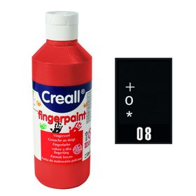 Creall 07048 Siyah 750 ml Parmak Boyası