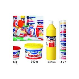 Creall 07048 Siyah 750 ml Parmak Boyası