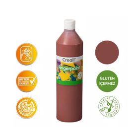 Creall Fingerpaint Kahverengi 750 ml Boya