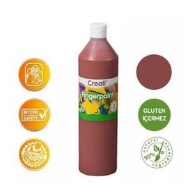 Creall Fingerpaint Kahverengi 750 ml Boya