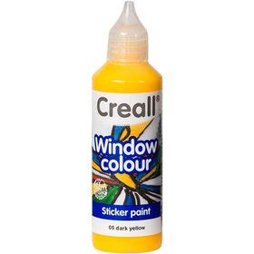 Creall Glass 80 ml Koyu Sarı Akrilik Boya