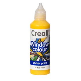Creall Glass 80 ml Koyu Sarı Akrilik Boya