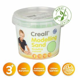 Creall HV03206 Yeşil 750 gr Kinetik Doğal Modelleme Kumu