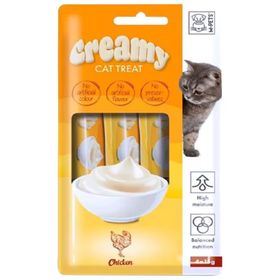 Creamy Cat Treat Chicken 4x15 gr Kedi Kreması
