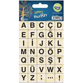 CreaTiket 1066 Harfler Sticker