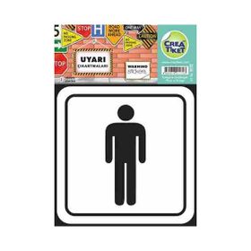 CreaTiket 1172 Bay Wc Etiket