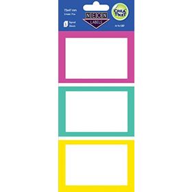 CreaTiket 1207 Neon Karışık Renkli Etiket