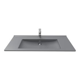 Creavit 100 cm Su Mat Antrasit Etajerli Lavabo