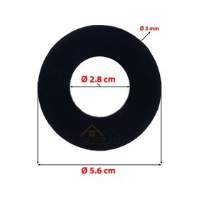 Creavit 2.8x5.6 cm Gömme Rezervuar İç Takım Boşaltma Grubu Contası