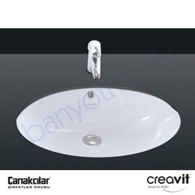 Creavit 37x51 Tezgah Altı Lavabo