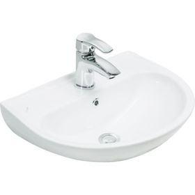 Creavit 40x50 cm Beyaz Delikli Oval Lavabo