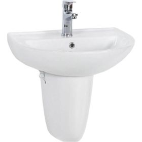 Creavit 40x50 cm Beyaz Delikli Oval Lavabo