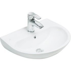Creavit 40x50 cm Beyaz Delikli Oval Lavabo