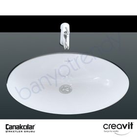 Creavit 40x52 Tezgah Altı Lavabo