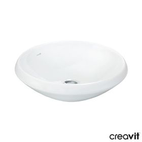 Creavit 45 cm Beyaz Tezgah Üstü Lavabo