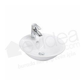Creavit 46 cm Set Üstü Lavabo