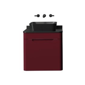 Creavit 60 cm Berry Kapaklı Colorit Lavabo Dolabı