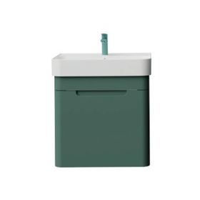 Creavit 60 cm Nil Yeşili Tek Çekmeceli Kapaklı Colorit Lavabo Dolabı