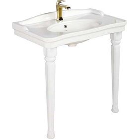 Creavit AN080 Antik Etajerli ve 80 cm Ayaklı Lavabo