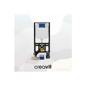 Creavit Asma Klozetler İçin Duvar Önü Alçıpan Uygulamalı Gömme Rezervuar