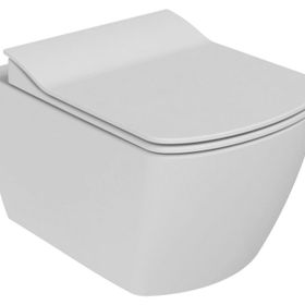 Creavit Beyaz Elegant Rim-Off Yavaş Kapanan Kapak Kanalsız Asma Klozet