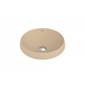 Creavit Cappucino DE045-00CM00E-0000 Deep 45 cm Set Üstü Tezgah Üstü Yuvarlak Lavabo