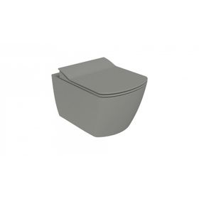 Creavit Cool Grey EG321-00CG00E-0000 Elegant Rim-Off Kanalsız Asma Klozet