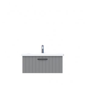 Creavit D10 Next Tezgah Altı 1 Çekmeceli 80 cm Gri Lake Lavabo Dolabı