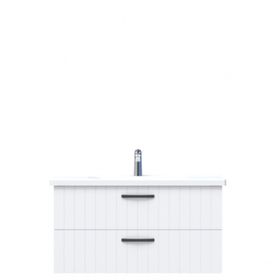 Creavit D10 Next Tezgah Altı 2 Çekmeceli 100 cm Beyaz Lake Lavabo Dolabı