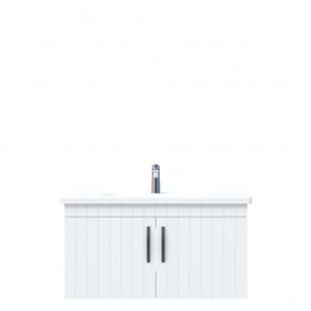 Creavit D10 Next Tezgah Altı Kapaklı 100 cm Beyaz Lake Lavabo Dolabı