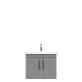 Creavit D10 Next Tezgah Altı Kapaklı 65 cm Gri Lake Lavabo Dolabı