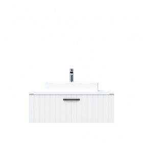 Creavit D10 Next Tezgah Üstü 1 Çekmeceli 100 cm Beyaz Lake Lavabo Dolabı