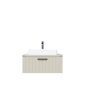 Creavit D10 Next Tezgah Üstü 1 Çekmeceli 80 cm Dafne Lake Lavabo Dolabı
