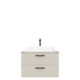 Creavit D10 Next Tezgah Üstü 2 Çekmeceli 80 cm Dafne Lake Lavabo Dolabı