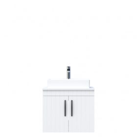 Creavit D10 Next Tezgah Üstü Kapaklı 65 cm Beyaz Lake Lavabo Dolabı