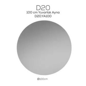 Creavit D20 100 cm Yuvarlak Ayna