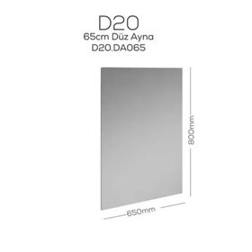 Creavit D20 65x80 cm Düz Ayna