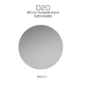 Creavit D20 80 cm Yuvarlak Ayna