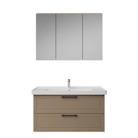 Creavit D20 Lake 100 cm Dafne Yuvarlak Çekmeceli Banyo Dolabı