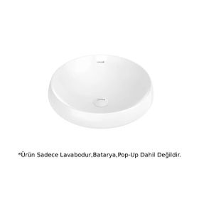 Creavit De045 Deep Beyaz 45 cm Tezgah Üstü Lavabo