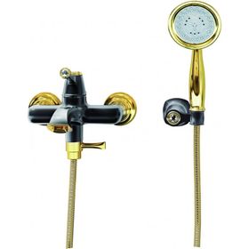 Creavit Eg2500-S Siyah Altın Elegant Banyo Bataryası El Duşu